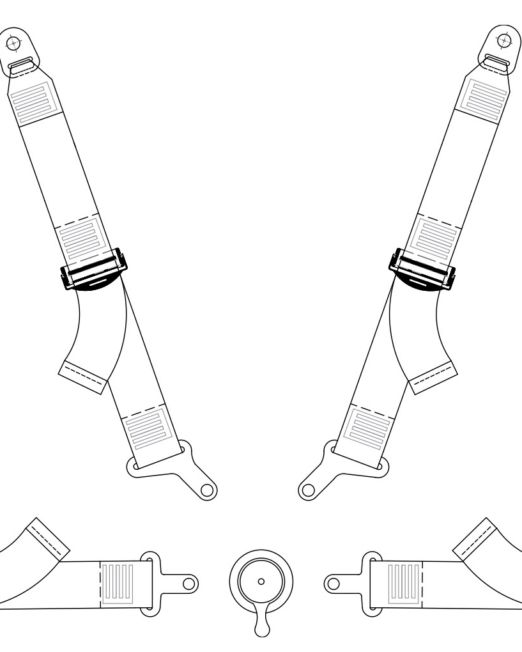4Point Lever Harness-2in-Industrial-Static